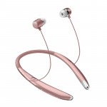 Wholesale Premium Sports Over the Neck Wireless Bluetooth Stereo Headset V8 (Rose Gold)